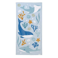 Bath serviette océan rêve bleu