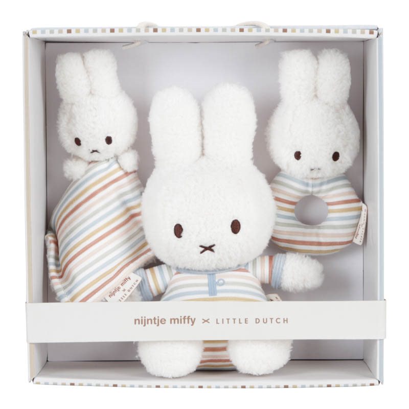 Boîte cadeau Miffy Vintage Rayures ensoleillées