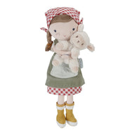 Pop Boerin Rosa mit Schaap 35 cm kuscheln