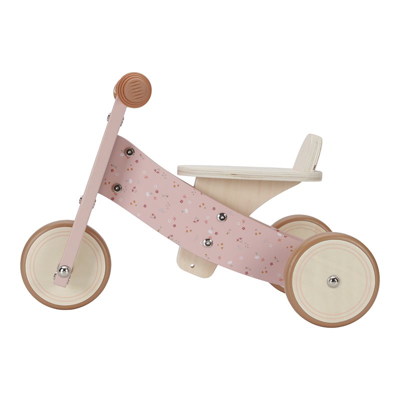 Wooden tricycle pink