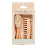 Comb and brush set wood