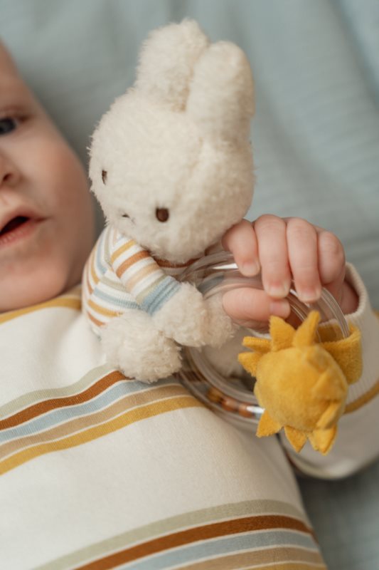 Miffy Ring Ractle Vintage Rayures ensoleillées