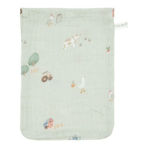 Washandjes set - Groen - Little Farm