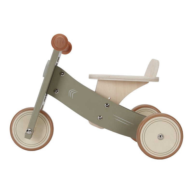 Wooden tricycle Olive