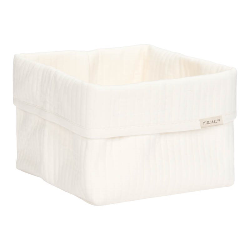 Panier de commoda petit blanc doux pur