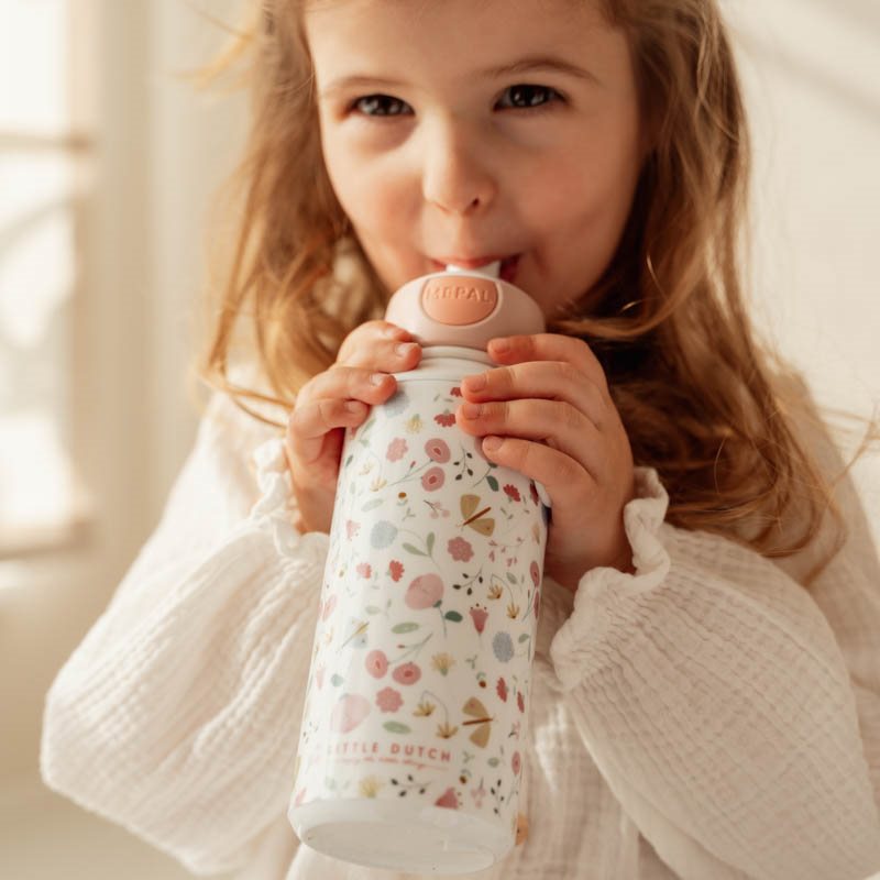 Pop-up de bouteille à boire 400 ml Flowers & Butterflies