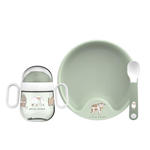 Set babyservies - Groen - Little Farm