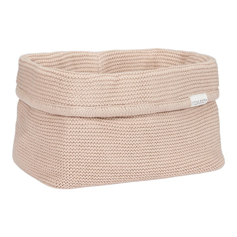 Knitted commodion basket Groot Beige