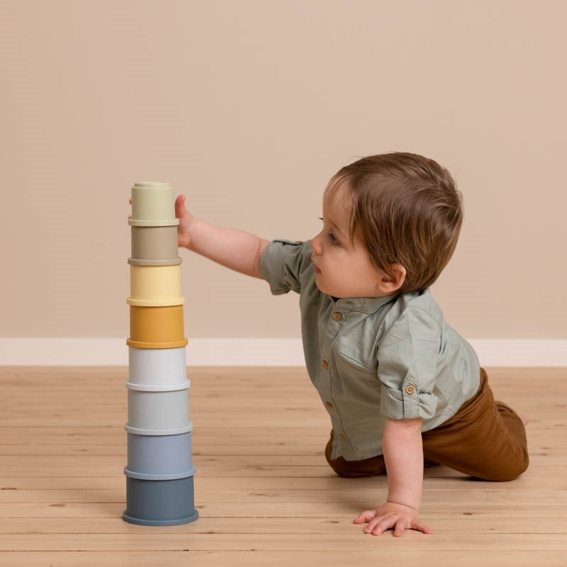 Stacking cups blue