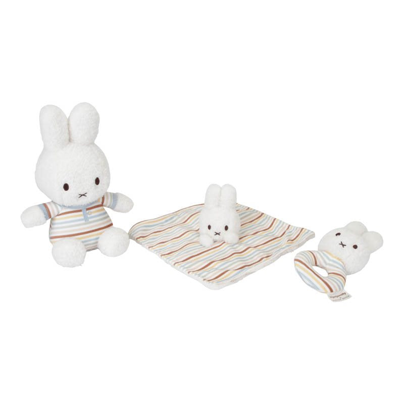 Boîte cadeau Miffy Vintage Rayures ensoleillées