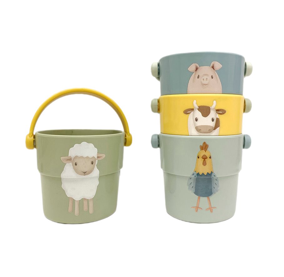 Tasses de bain - vert - Little Farm