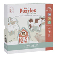 6 en 1 puzzle Little Farm