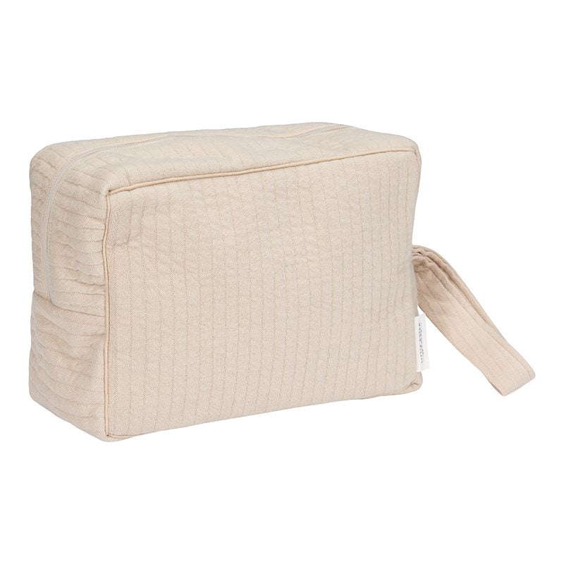 Toilettenbeutel großer reiner Beige
