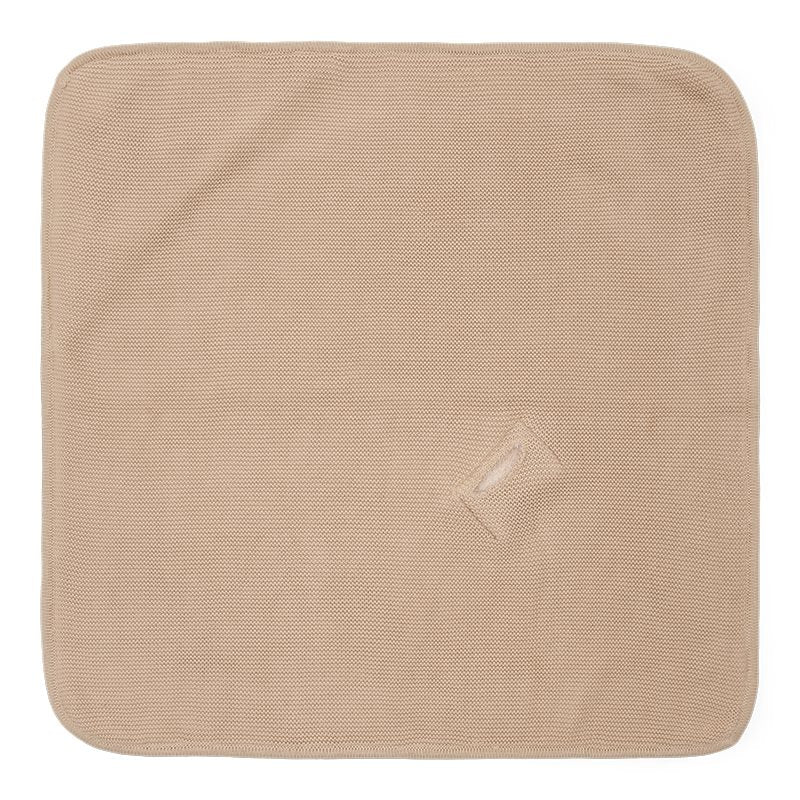 Gebreide omslagdoek Beige