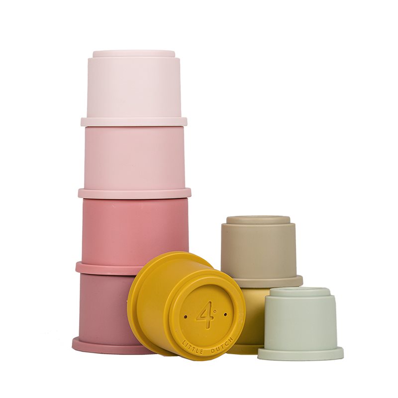 Stacking cups pink