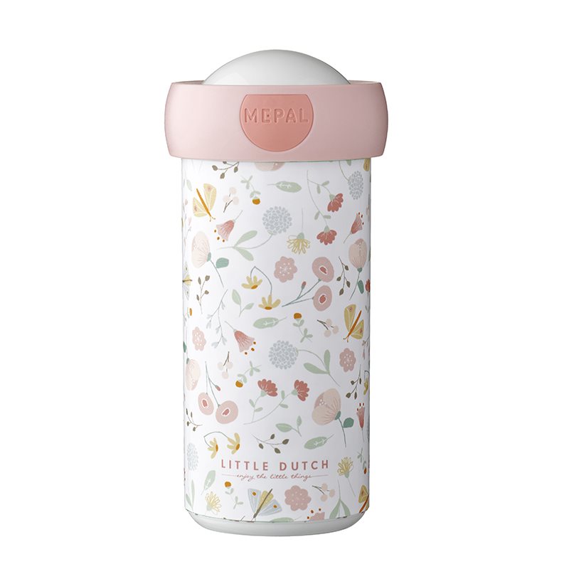 Schoolbeker 300 ml Flowers & Butterflies