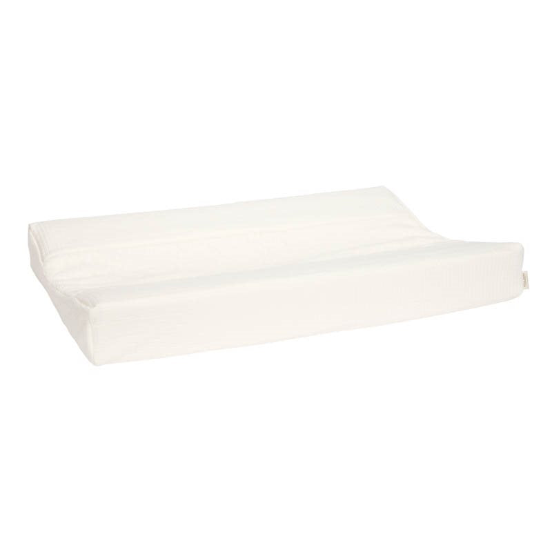 Couvre-pad à changement pur blanc doux