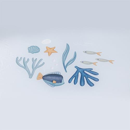 Pop-up tent - Blauw - Ocean Dreams