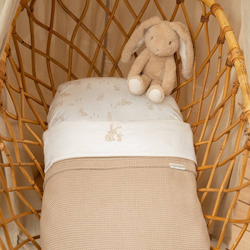 Fitted sheet cradle baby bunny