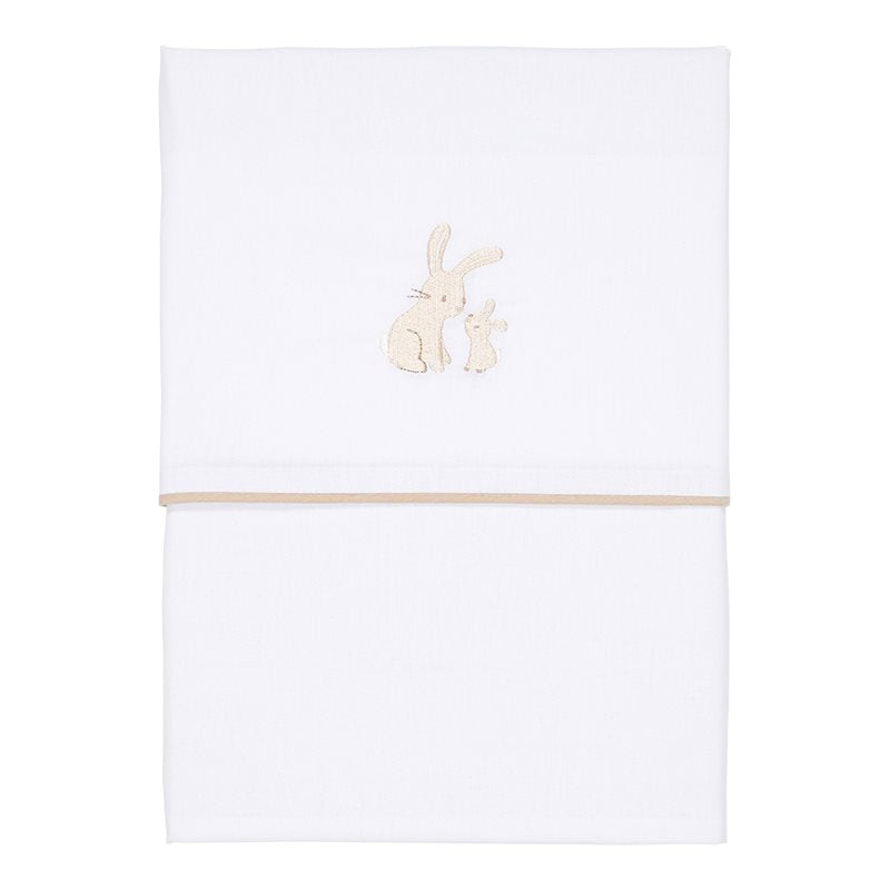 Bedstead baby bunny embroidered