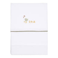 Crib -sheet - white - Little Farm