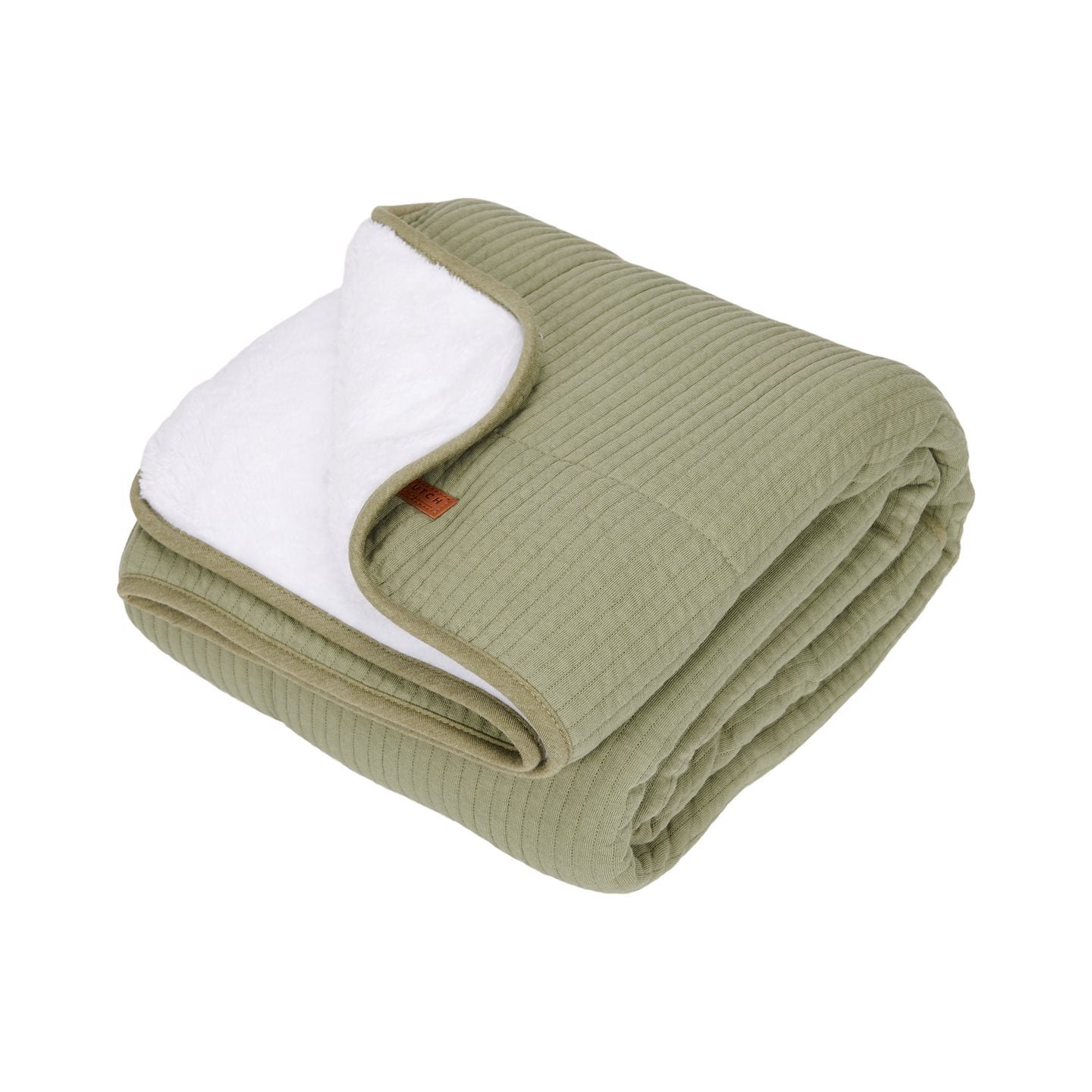 Crib blanket pure olive