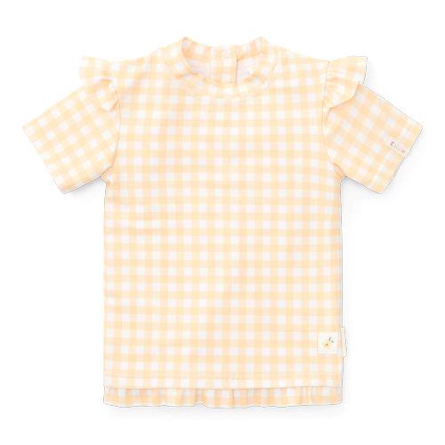 Swim shirt short sleeve - yellow