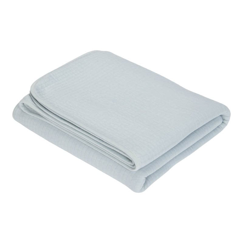 Summer blanket cradle pure soft blue