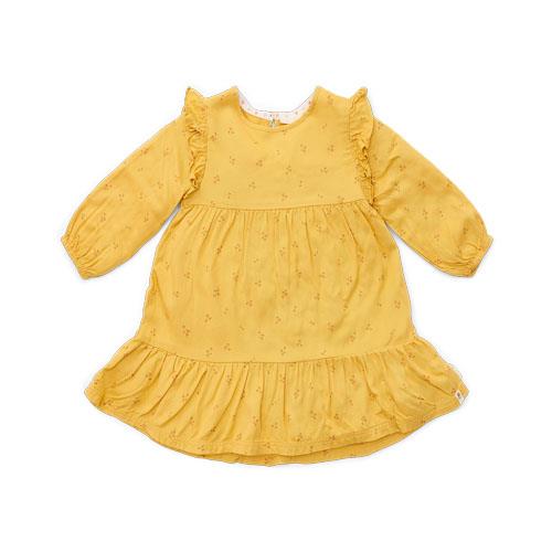 Robe à manches longues - Jaune - Little Farm 
