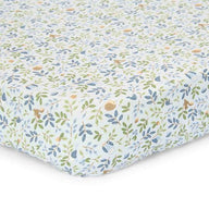 Crib fitted sheet - Blue - Forest Friends - Forest Adventure