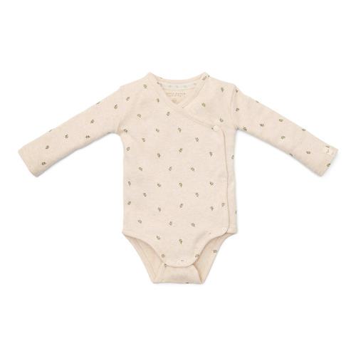 Romper Overlag Long Sleeve - Sand - Little Farm