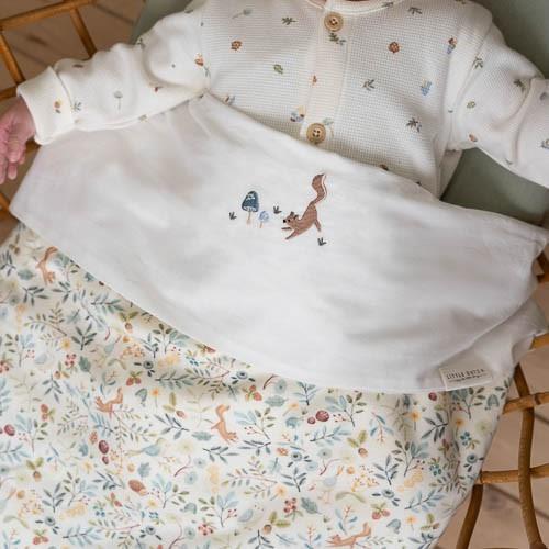 Crib -sheet - white - Forest Friends