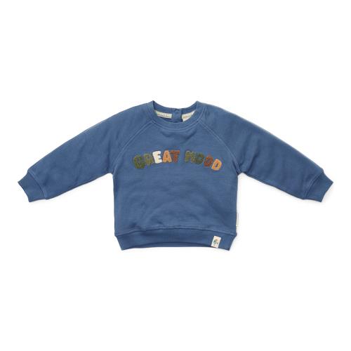 Pull - bleu - Little Farm - Imprimer