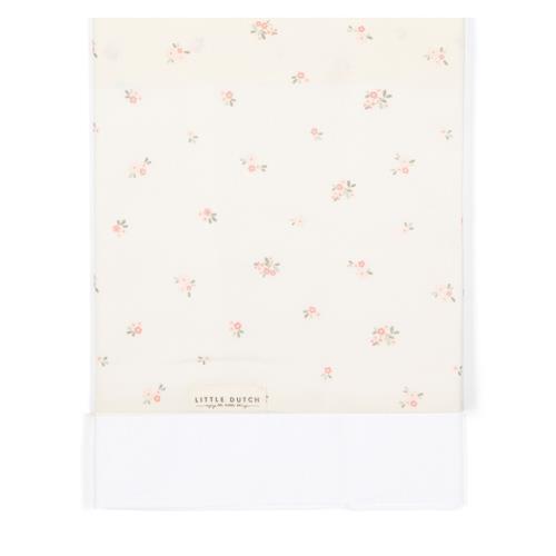 Crib -sheet - white - fairy garden - fairy blossom