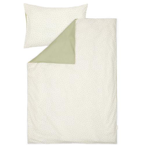 Couverture de couette junior - vert - Essentials - Blueberry Leaves