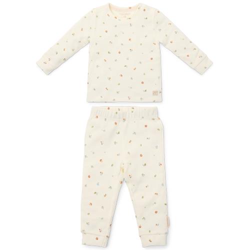 Pyjama deux pièces - Blanc - Forest Friends - Trésors de la forêt 