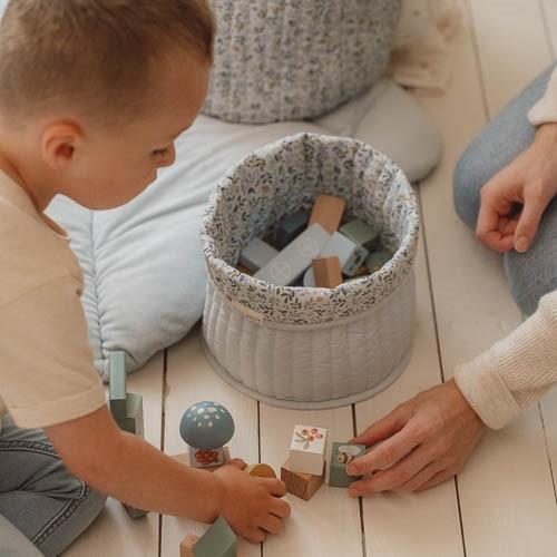 Panier de rangement petit - bleu - Forest Friends - Aventure forestière