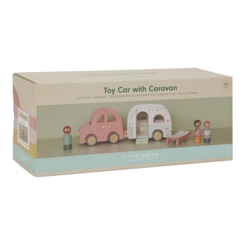 Voiture de jouets avec caravane - multi-colorants - Essentials