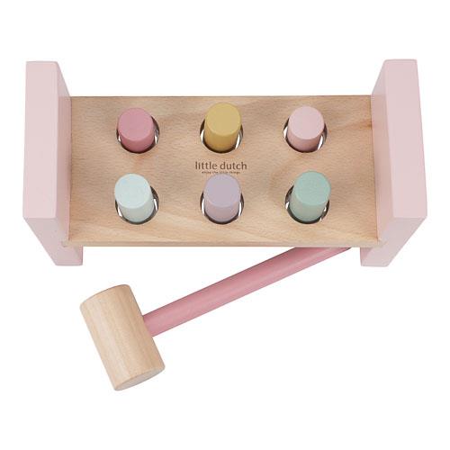 Wooden Hamperbank - Pink - Fairy Garden