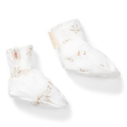 Slippers - White - Newborn Naturals - Baby Bunny