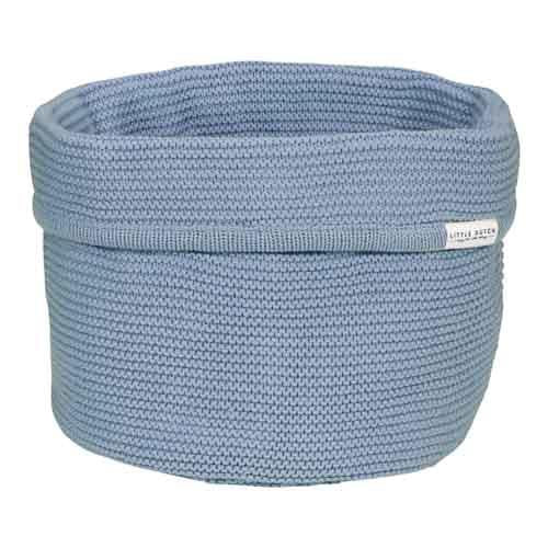Kleiner gestrickter Warenkorb Pure Denim Blue kaufen?