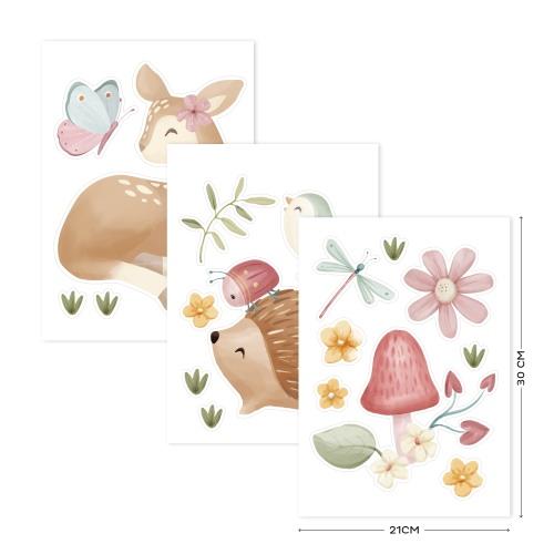 Wall stickers - Multi -colored - Fairy Garden