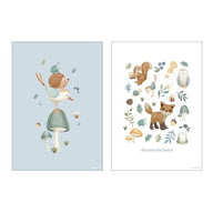 Poster - Size A3 - Forest Friends - Forest Wonders