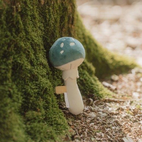 Rattle Mushroom - Blue - Forest Friends