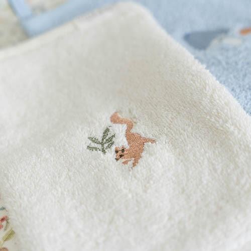 Washcloths set - blue - forest friends