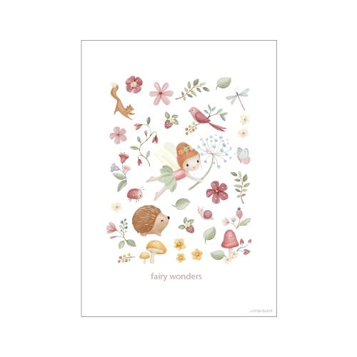 Poster - Size A3 - Fairy Garden - Fairy Wonders