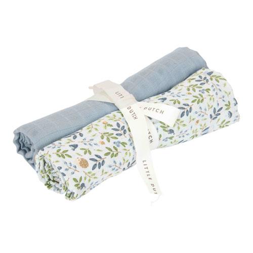 Swaddle - Blau - Größe 70 cm - Forest Friends - Waldabenteuer