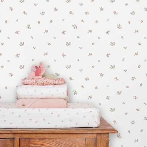 Woven wallpaper - Multicolor - Fairy Garden - Fairy Blossom