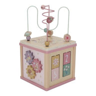 Wooden Activity Cubus - Pink - Fairy Garden