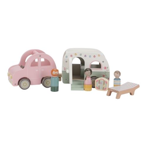 Voiture de jouets avec caravane - multi-colorants - Essentials